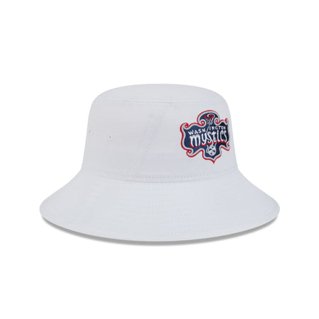 Washington Mystics Optic White Bucket Hat