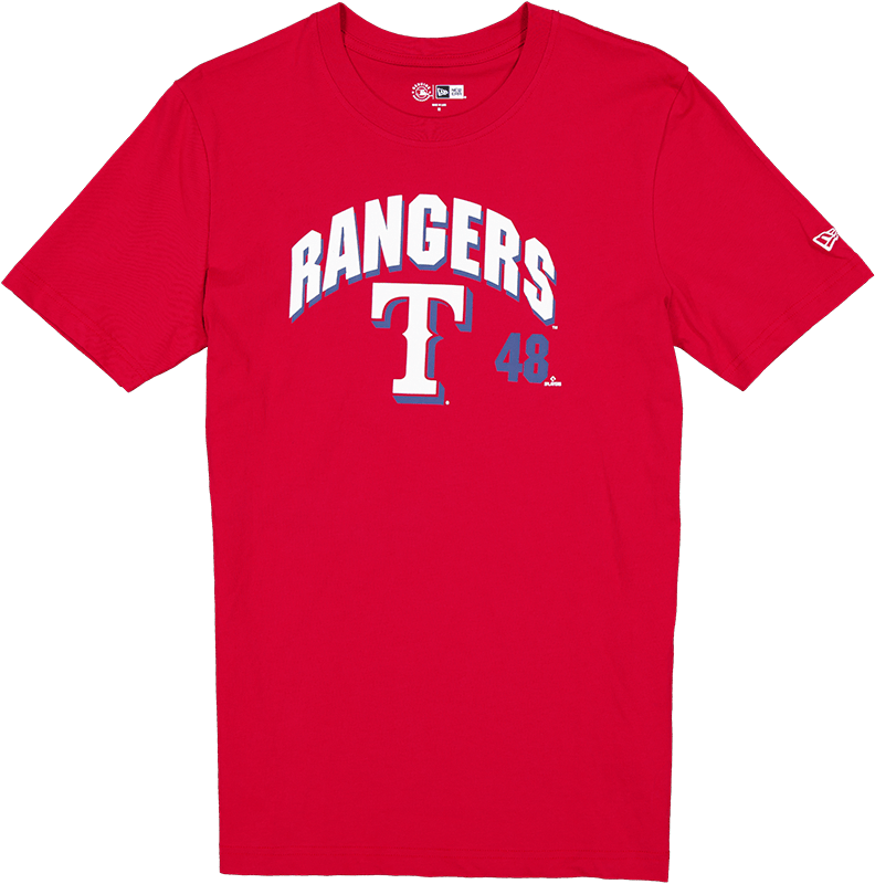 Texas Rangers Name & Number Jacob De Grom T-Shirt