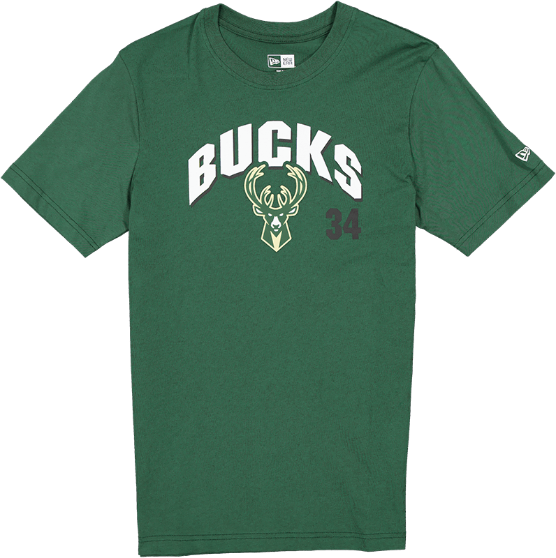 Milwaukee Bucks Name & Number Giannis Antetokounmpo T-Shirt