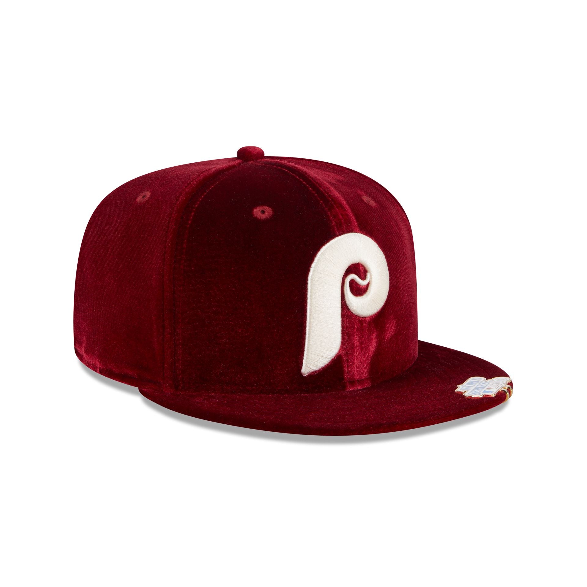 Philadelphia Phillies Velvet Visor Clip 59FIFTY Fitted Hat – New