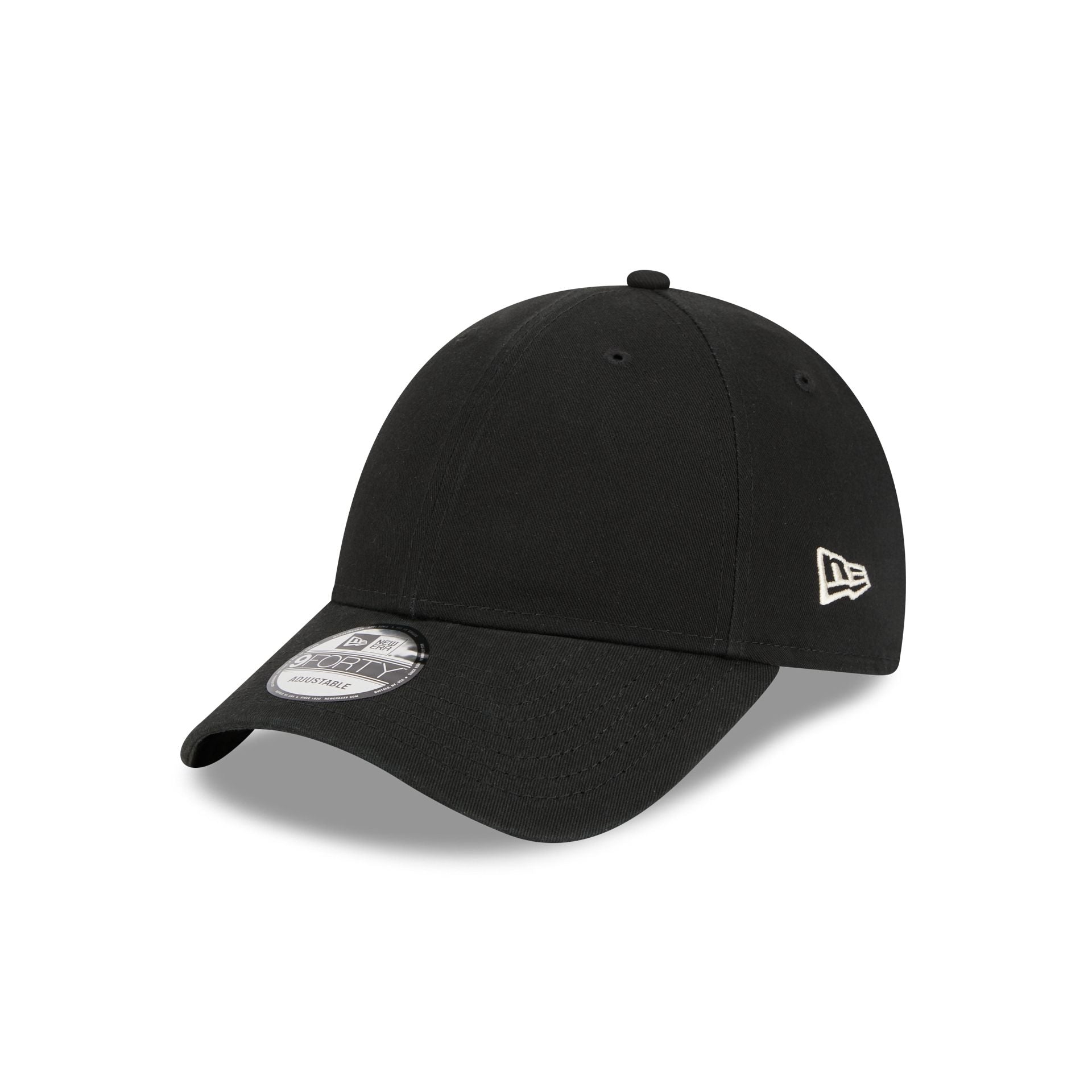 New Era Everyday Classics Black 9FORTY Adjustable Hat – New Era Cap