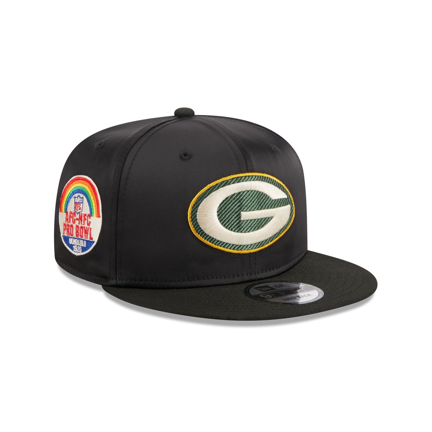Green Bay Packers Satin 9FIFTY Snapback Hat – New Era Cap