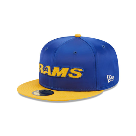 Men's New Era Royal/Black Los Angeles Rams Super Bowl LVI Champions Alt Logo Side Patch 59FIFTY Fitted Hat
