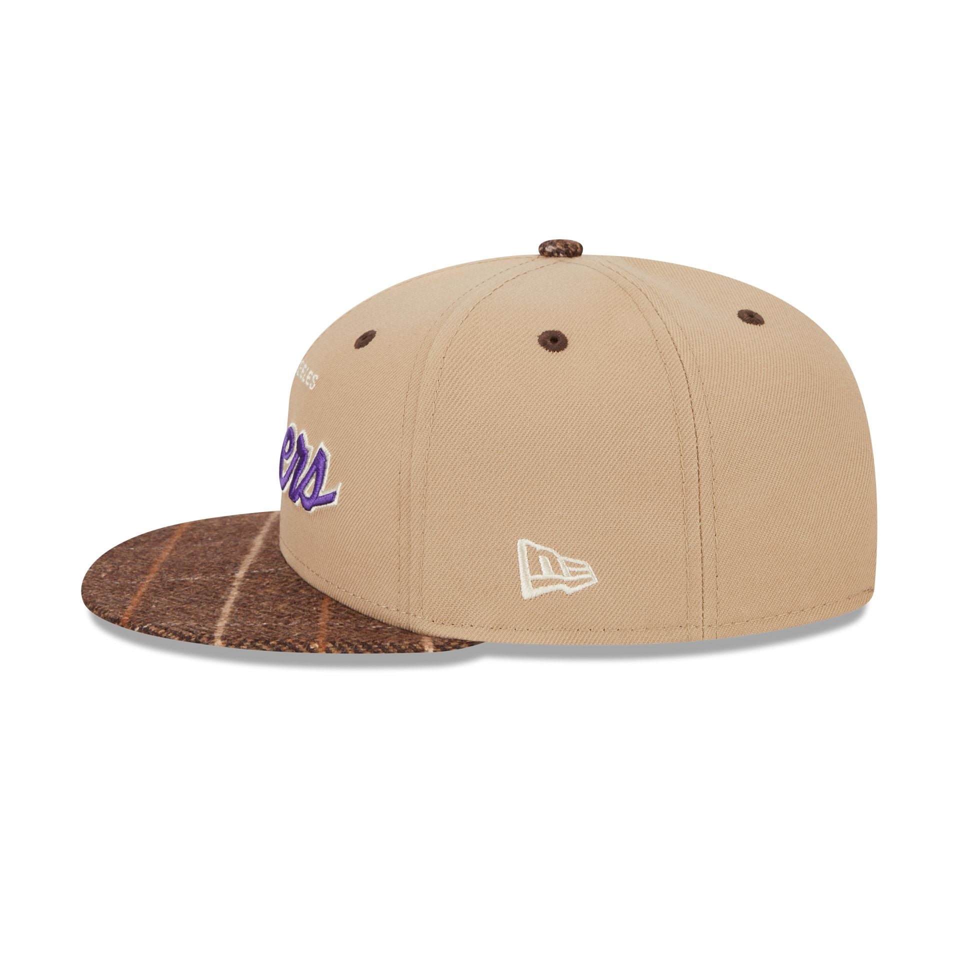 Los Angeles Lakers Traditional Check 9FIFTY Snapback Hat