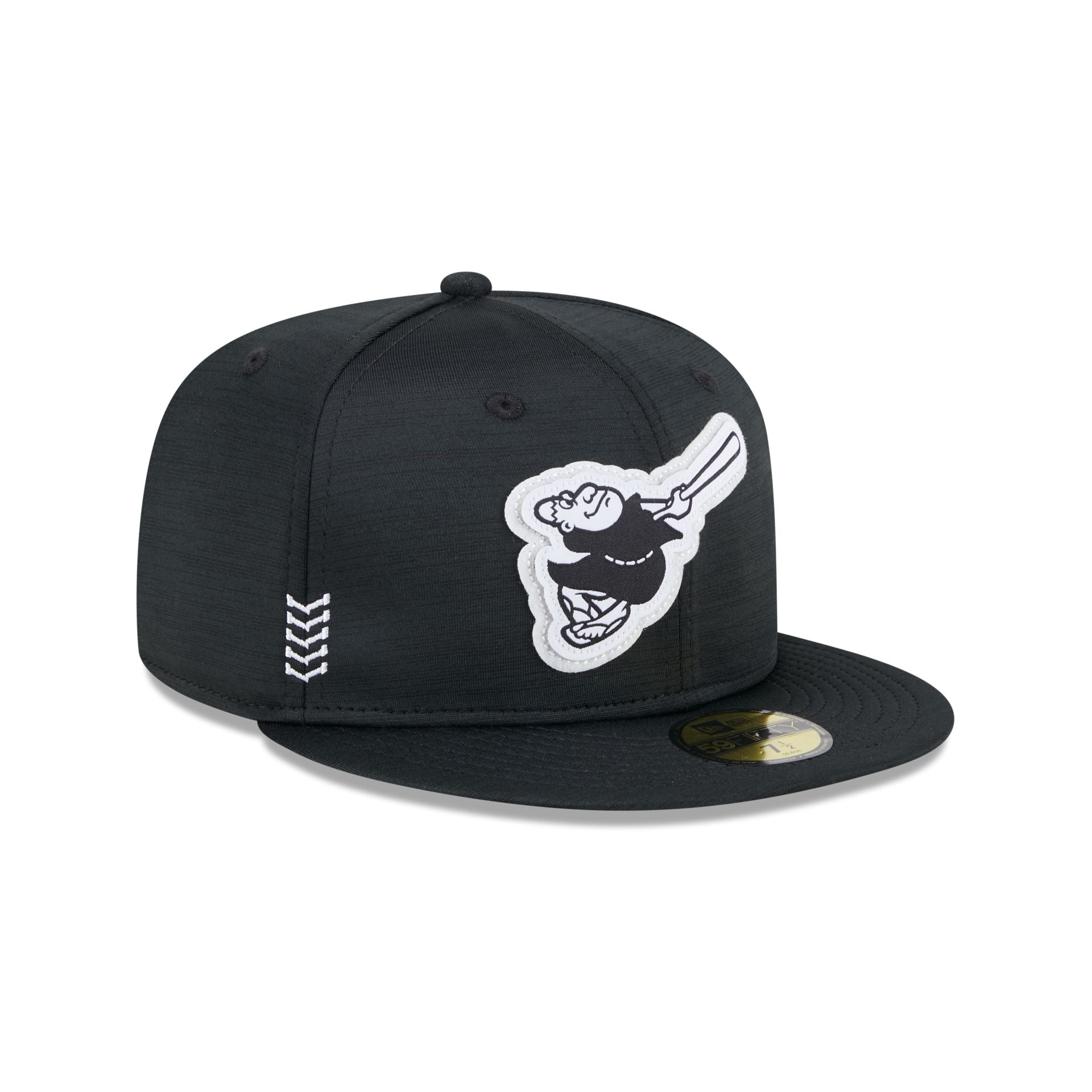 San Diego Padres 2024 Clubhouse Black 59FIFTY Fitted Hat