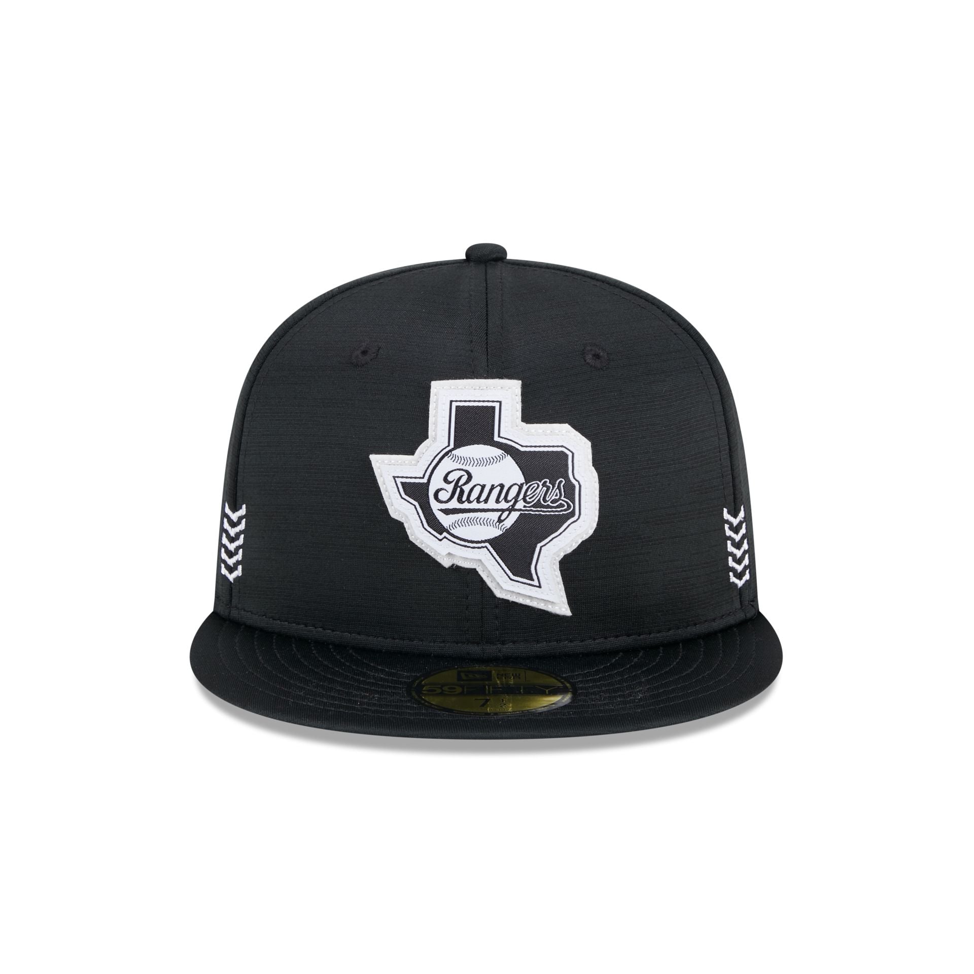 Texas Rangers 2024 Clubhouse Black 59FIFTY Fitted Hat