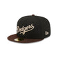 Los Angeles Dodgers Chocolate Visor 59FIFTY Fitted Hat