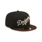 Los Angeles Dodgers Chocolate Visor 59FIFTY Fitted Hat