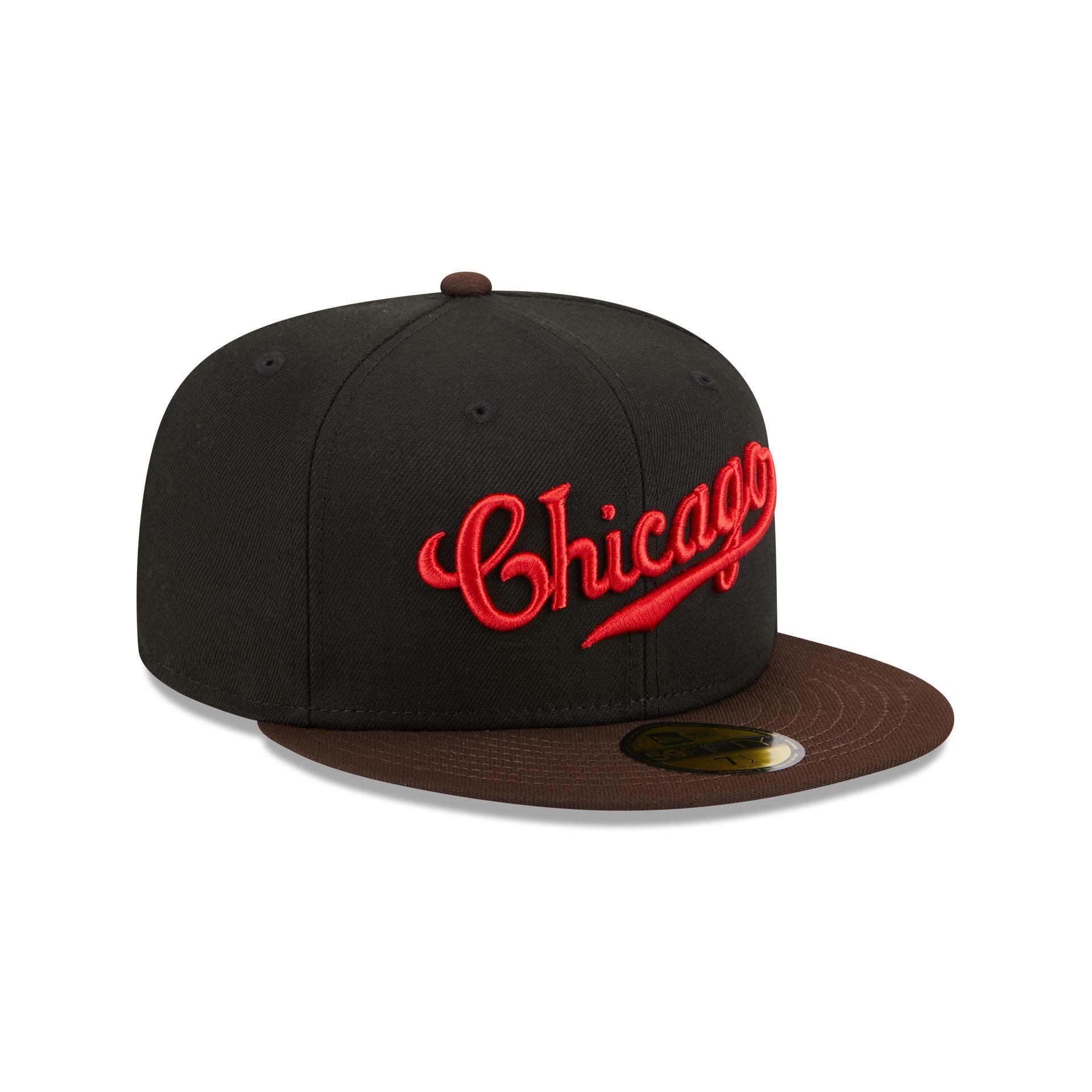 Chicago Cubs Chocolate Visor 59FIFTY Fitted Hat