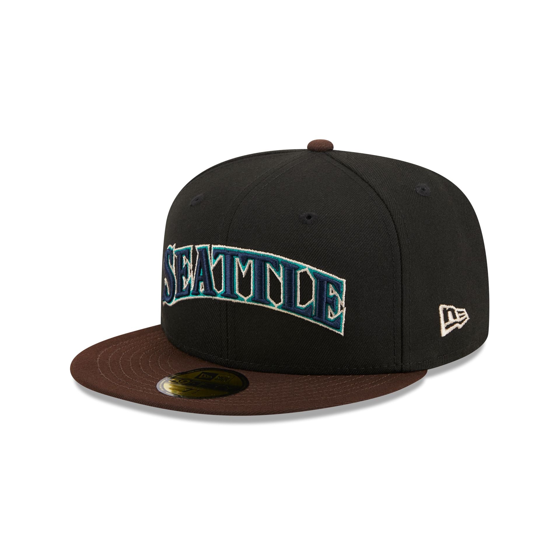 New Era Seattle Mariners Capsule Ice Cube 30th Anniversary 59Fifty Fitted Hat Black/Grey