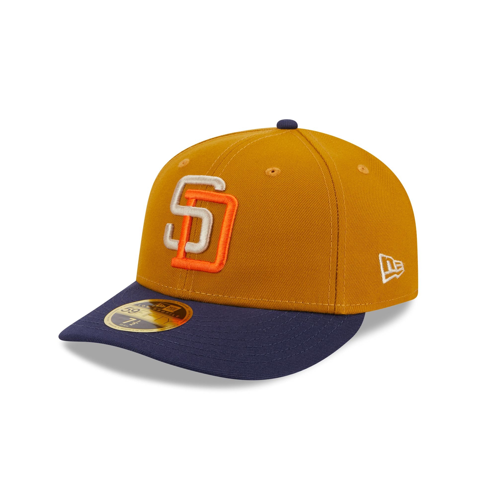 San Diego Padres Vintage Gold Low Profile 59FIFTY Fitted Hat – New Era Cap