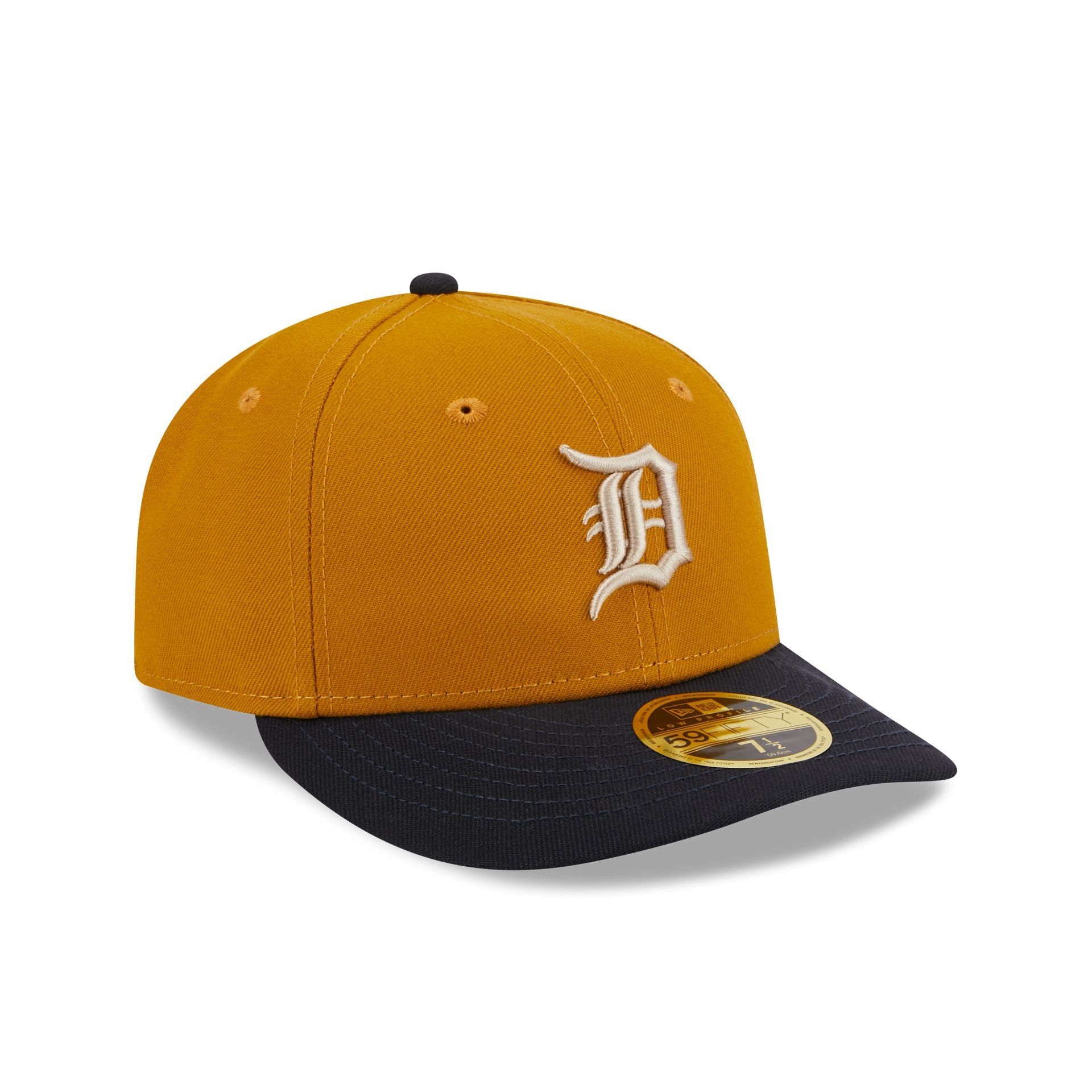 Detroit Tigers Vintage Gold Low Profile 59FIFTY Fitted Hat