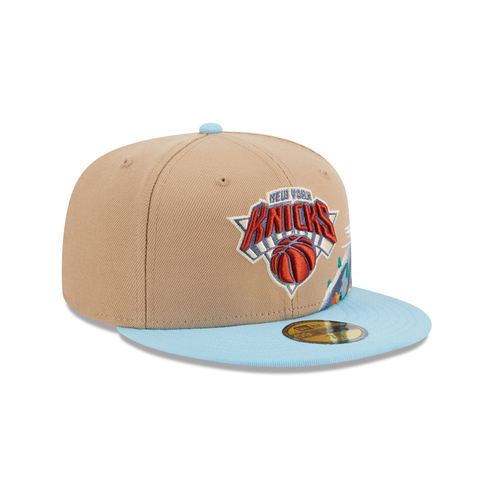 Men's New York Knicks New Era Olive Army 59FIFTY Fitted Hat