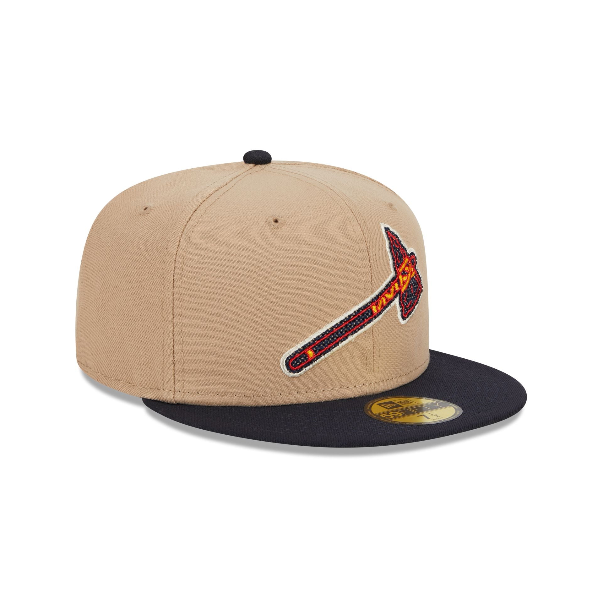 Atlanta Braves New Era 9FIFTY Tomahawk Axe Adjustable Snapback Hat Cap  2Tone 950