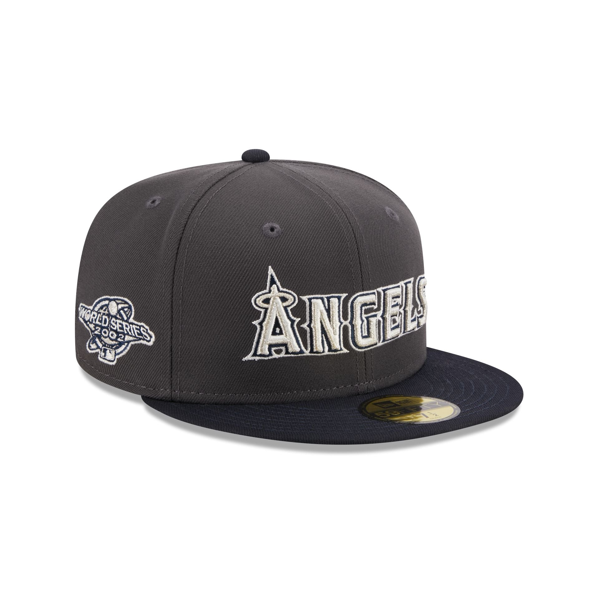 Los Angeles Angels Graphite Crown 59FIFTY Fitted Hat