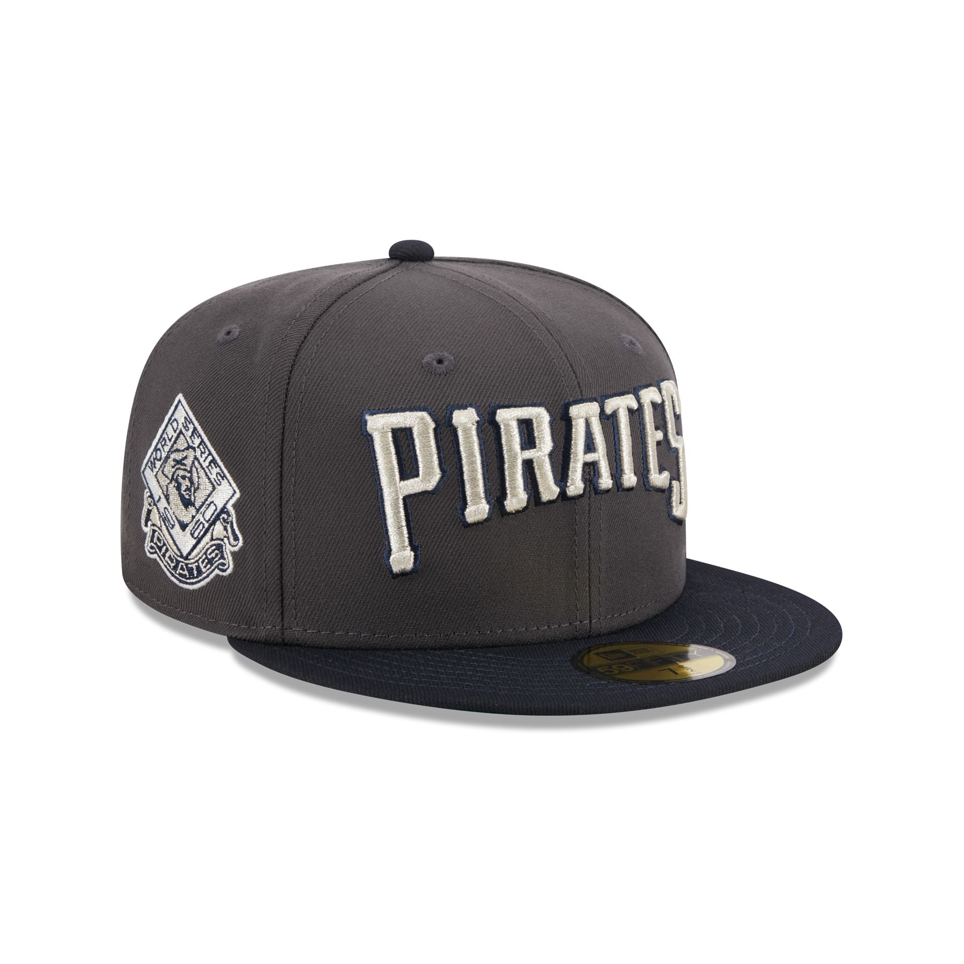 Pittsburgh Pirates Graphite Crown 59FIFTY Fitted Hat – New Era Cap