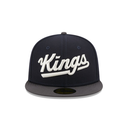 Sacramento Kings Navy Crown 59FIFTY Fitted Hat