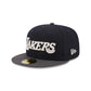 Los Angeles Lakers Navy Crown 59FIFTY Fitted Hat