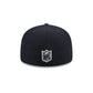 Philadelphia Eagles Navy Crown 59FIFTY Fitted Hat