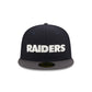 Las Vegas Raiders Navy Crown 59FIFTY Fitted Hat