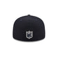 Las Vegas Raiders Navy Crown 59FIFTY Fitted Hat