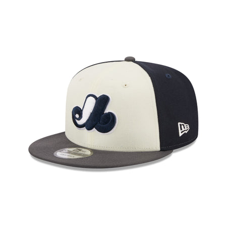 Montreal Expos Graphite Visor 9FIFTY Snapback Hat