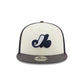 Montreal Expos Graphite Visor 9FIFTY Snapback Hat