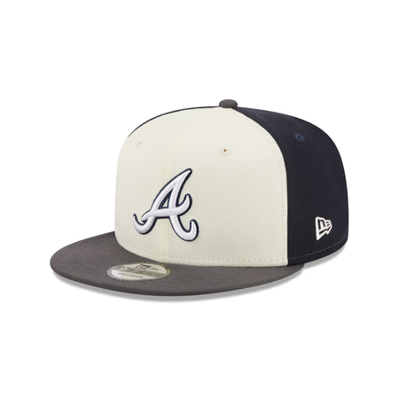 Atlanta Braves Graphite Visor 9FIFTY Snapback Hat