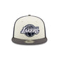 Los Angeles Lakers Graphite Visor 9FIFTY Snapback Hat