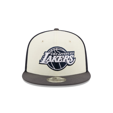 Los Angeles Lakers Graphite Visor 9FIFTY Snapback Hat