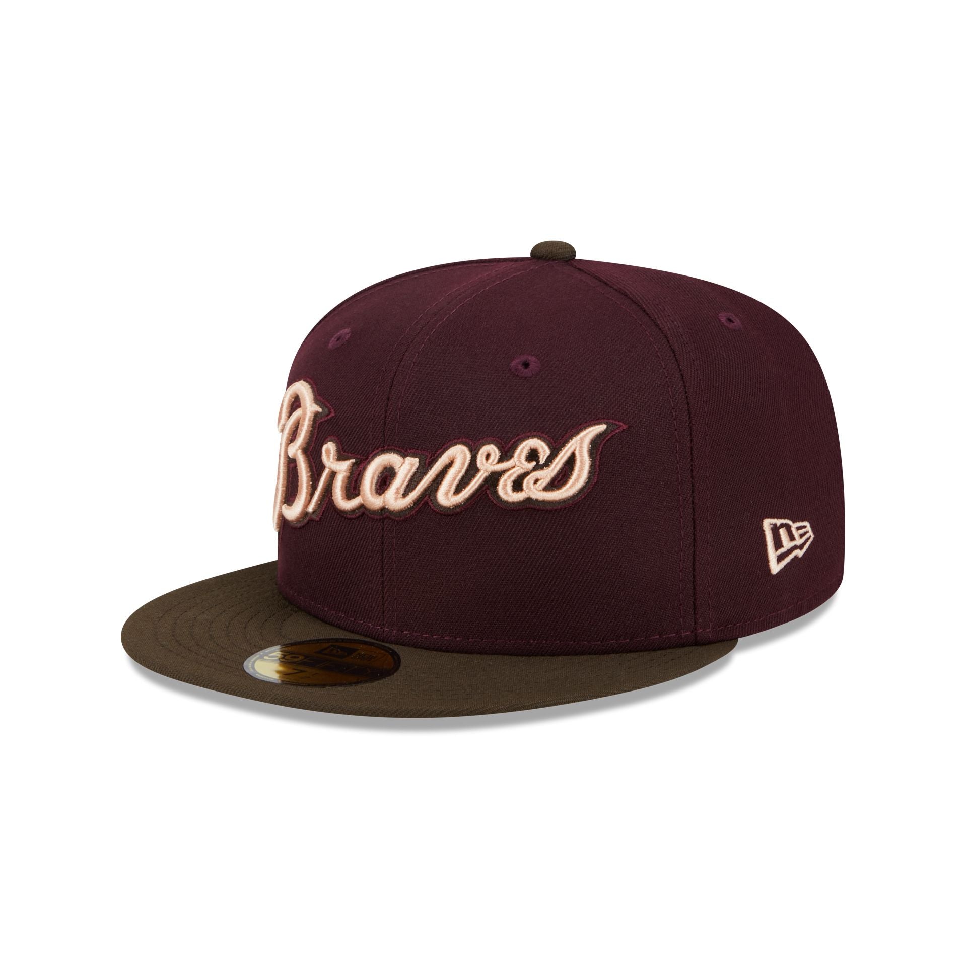 Atlanta Braves Berry Chocolate 59FIFTY Fitted Hat – New Era Cap