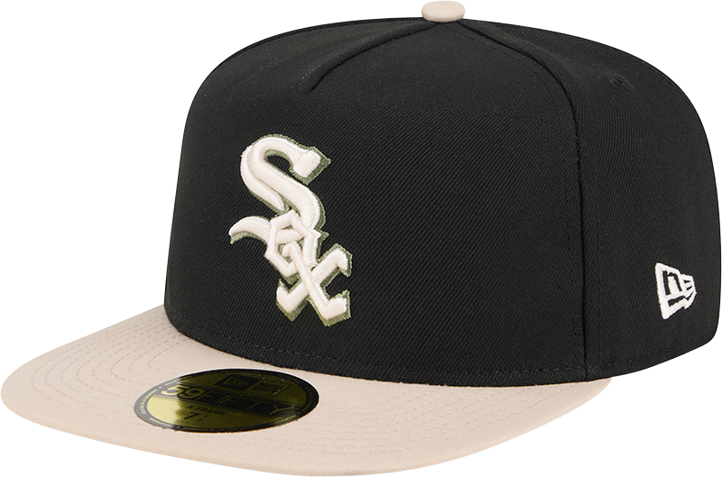 Chicago White Sox Canvas 59FIFTY A-Frame Fitted Hat