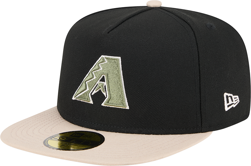 Arizona Diamondbacks Canvas 59FIFTY A-Frame Fitted Hat