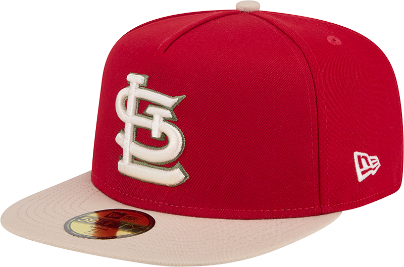 St. Louis Cardinals Canvas 59FIFTY A-Frame Fitted Hat