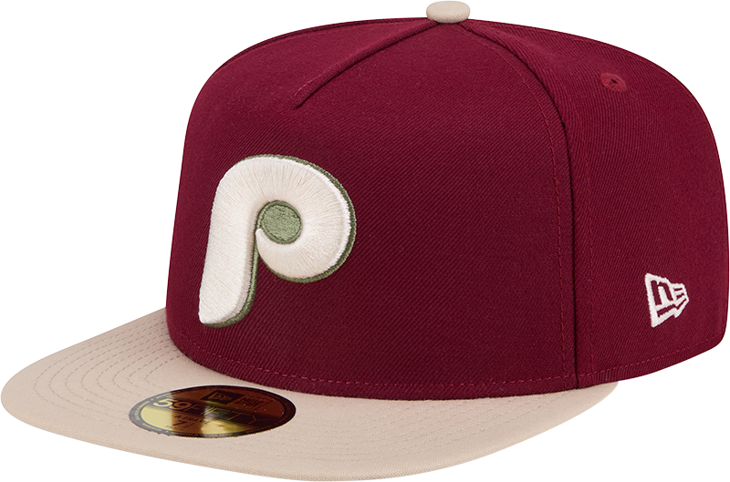 Philadelphia Phillies Canvas 59FIFTY A-Frame Fitted Hat