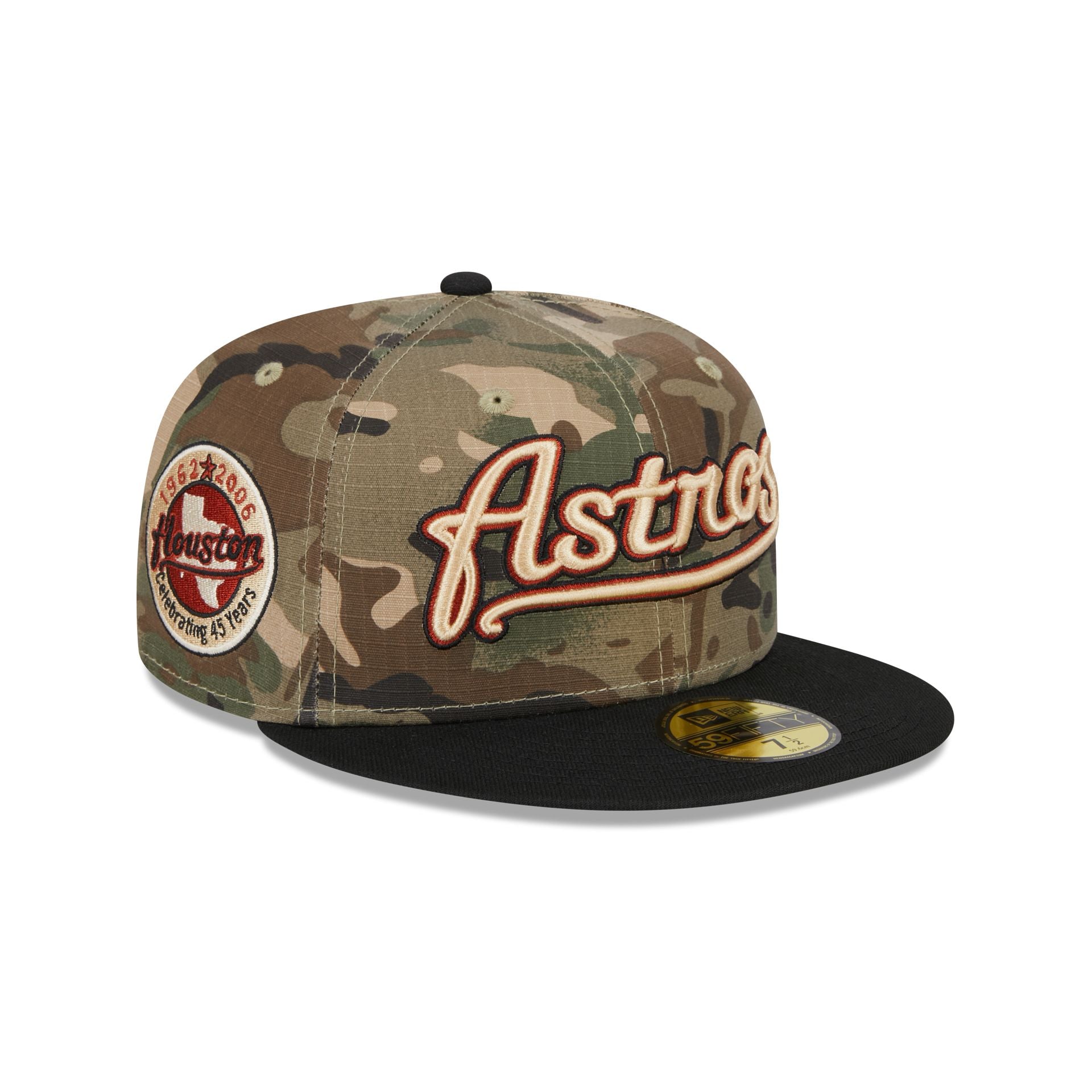 Men���s Houston Astros Camo Brushed 59FIFTY Fitted Hats