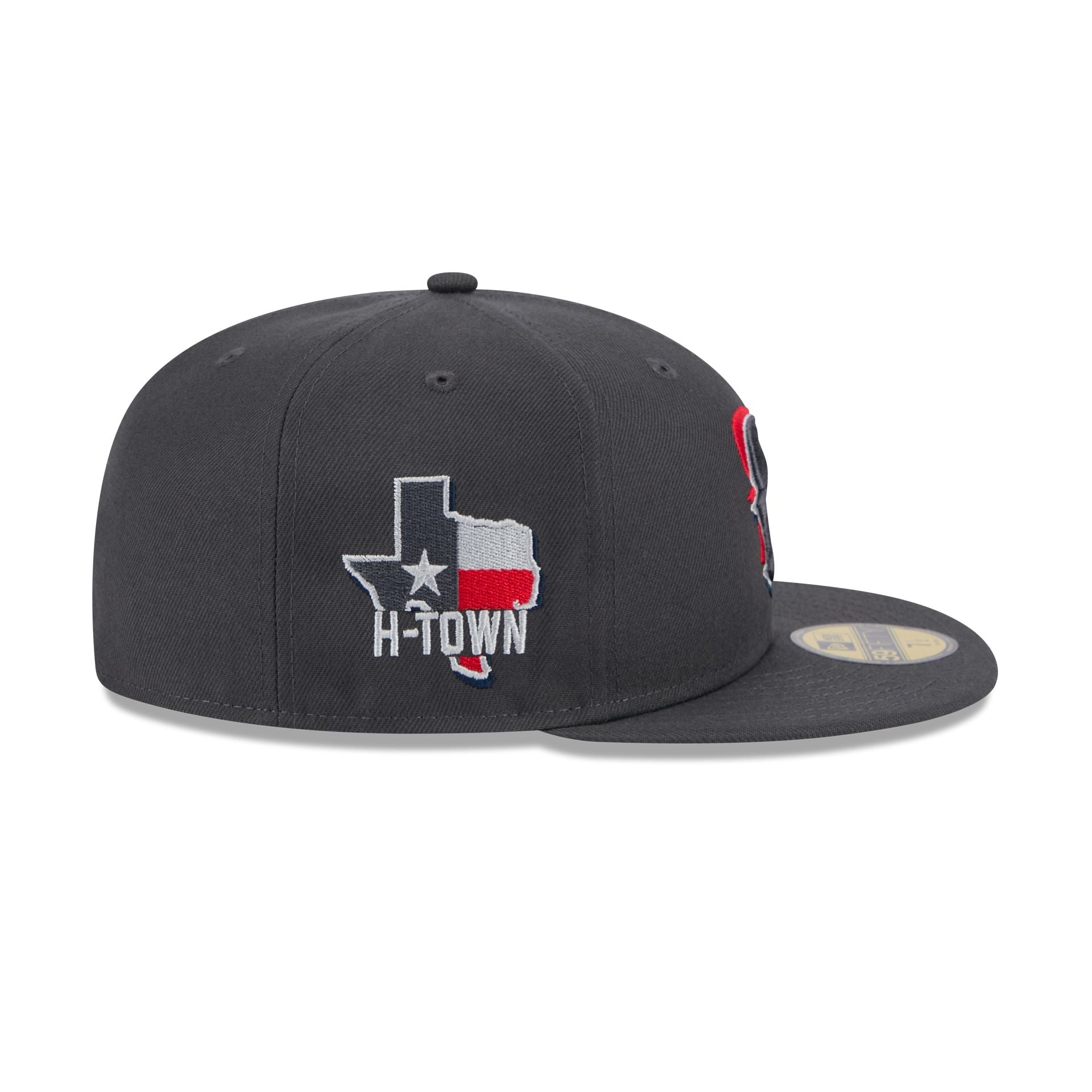 Houston Texans 2024 Draft Gray 59FIFTY Fitted Hat New Era Cap