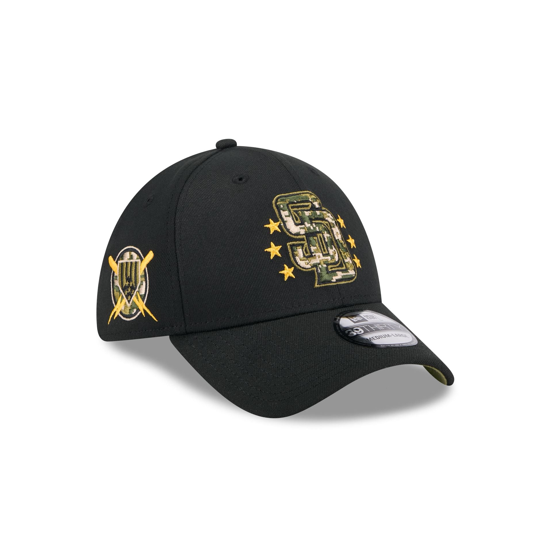 San Diego Padres Armed Forces Day 2024 39THIRTY Stretch Fit Hat – New ...