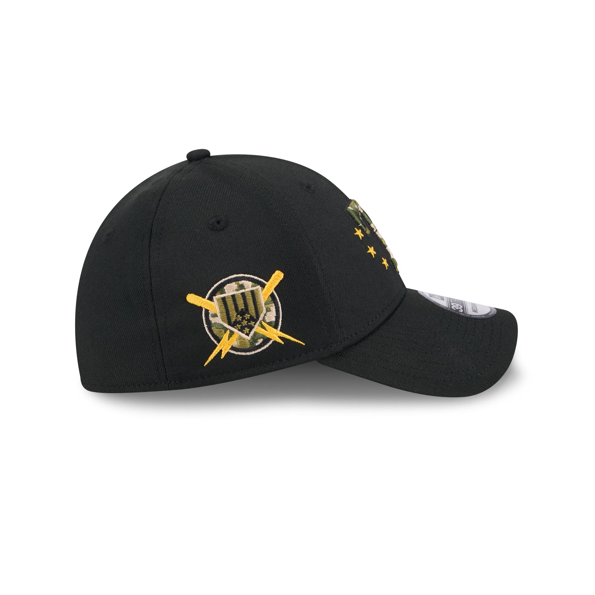 Texas Rangers Armed Forces Day 2024 39THIRTY Stretch Fit Hat