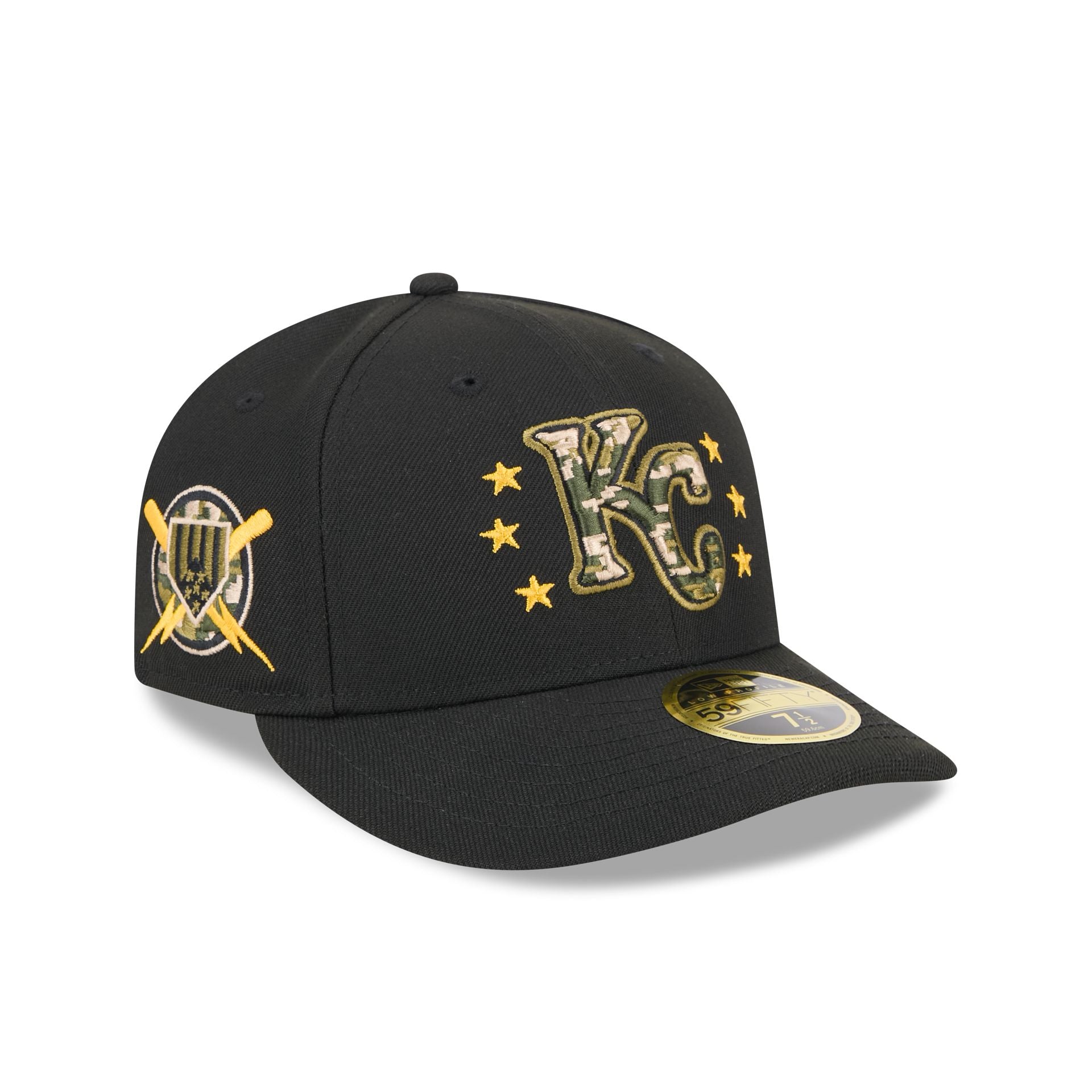 Kansas City Royals Armed Forces Day 2024 Low Profile 59FIFTY Fitted Ha ...