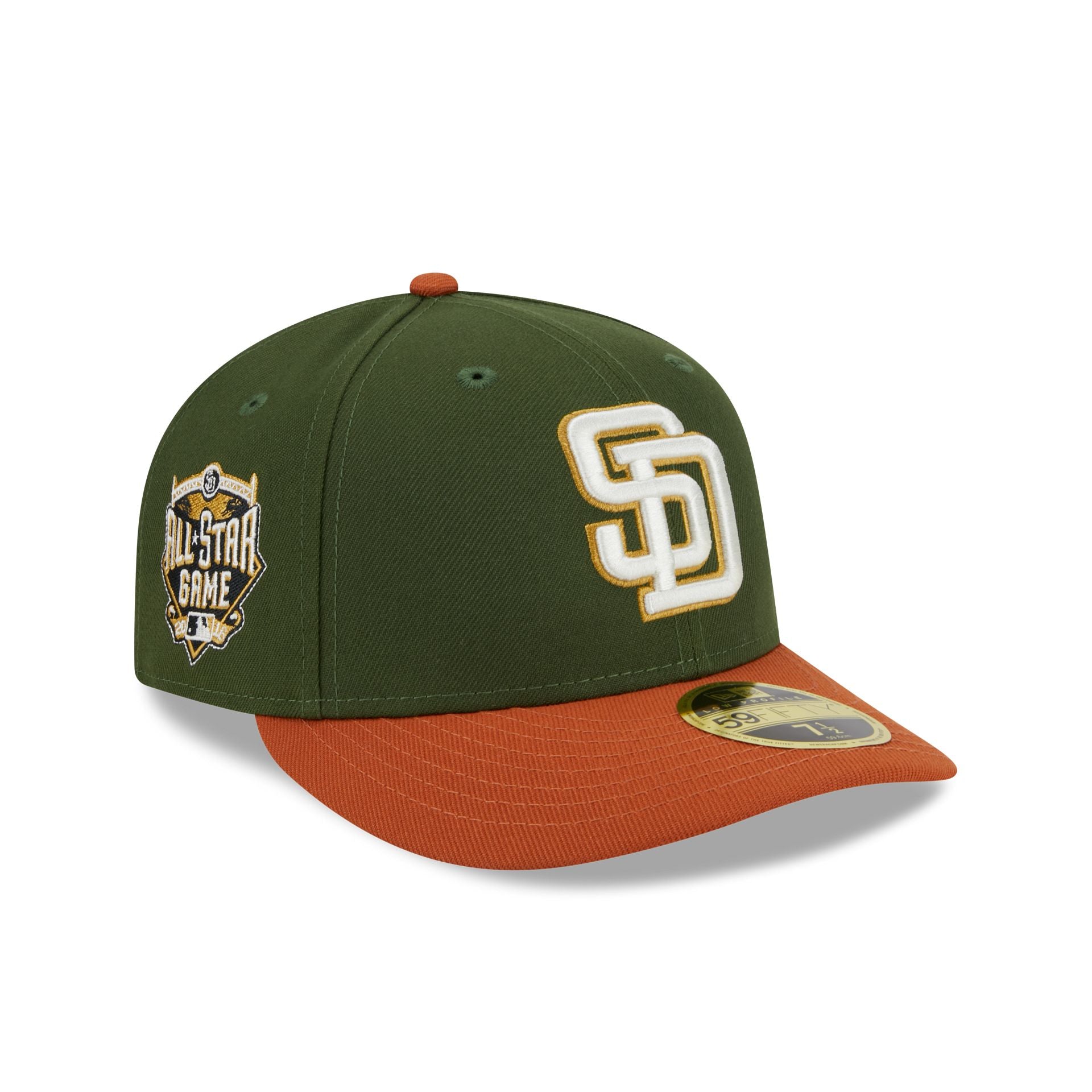 San Diego Padres Scarlet Low Profile 59FIFTY Fitted Hat – New Era 
