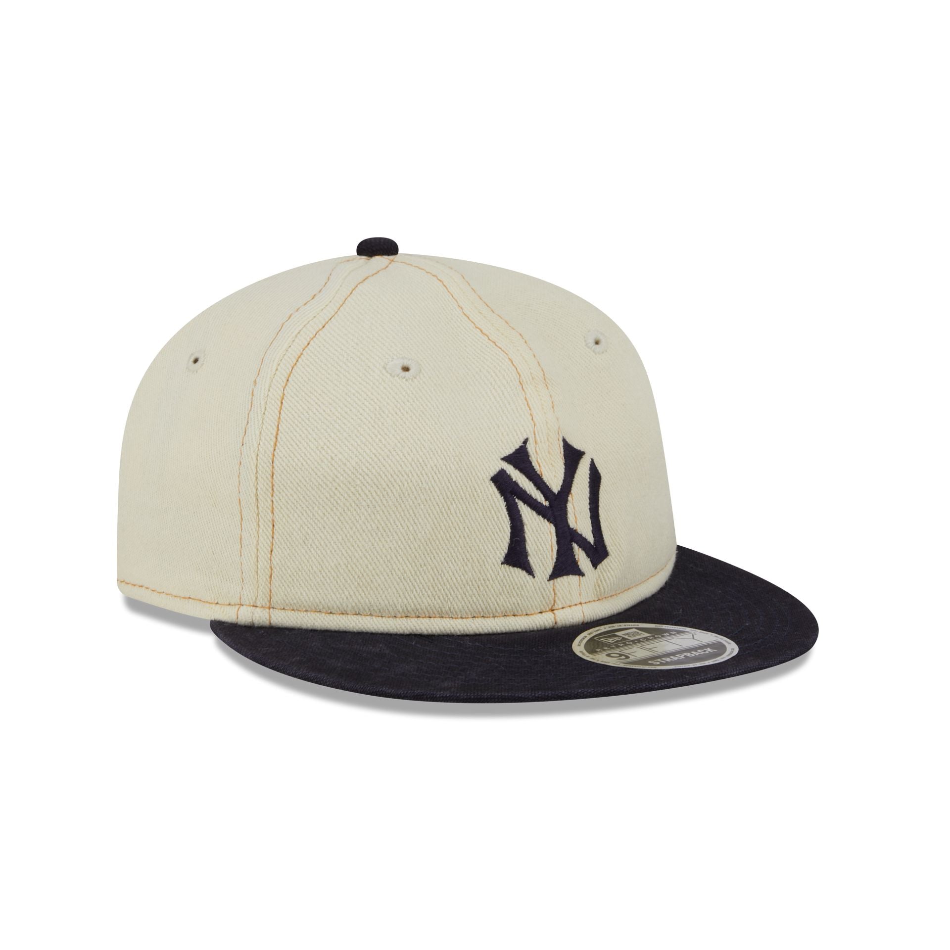 New York Yankees Chrome Denim Retro Crown 9FIFTY Adjustable Hat