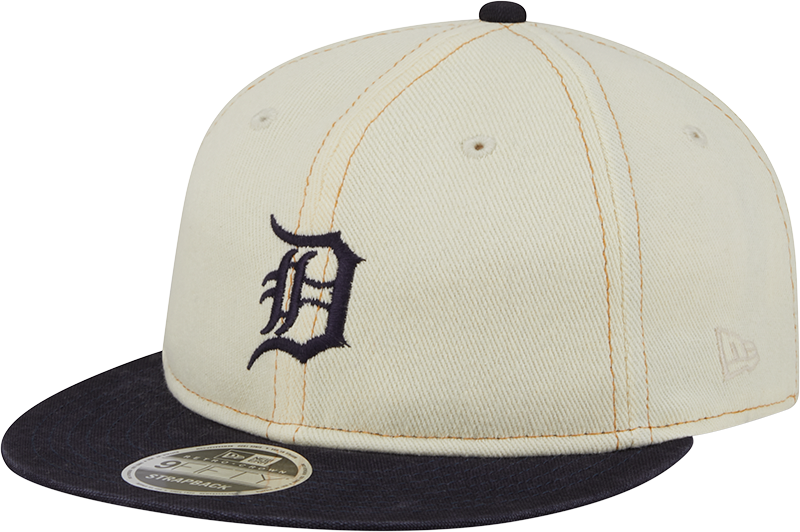 Detroit Tigers Chrome Denim Retro Crown 9FIFTY Adjustable Hat