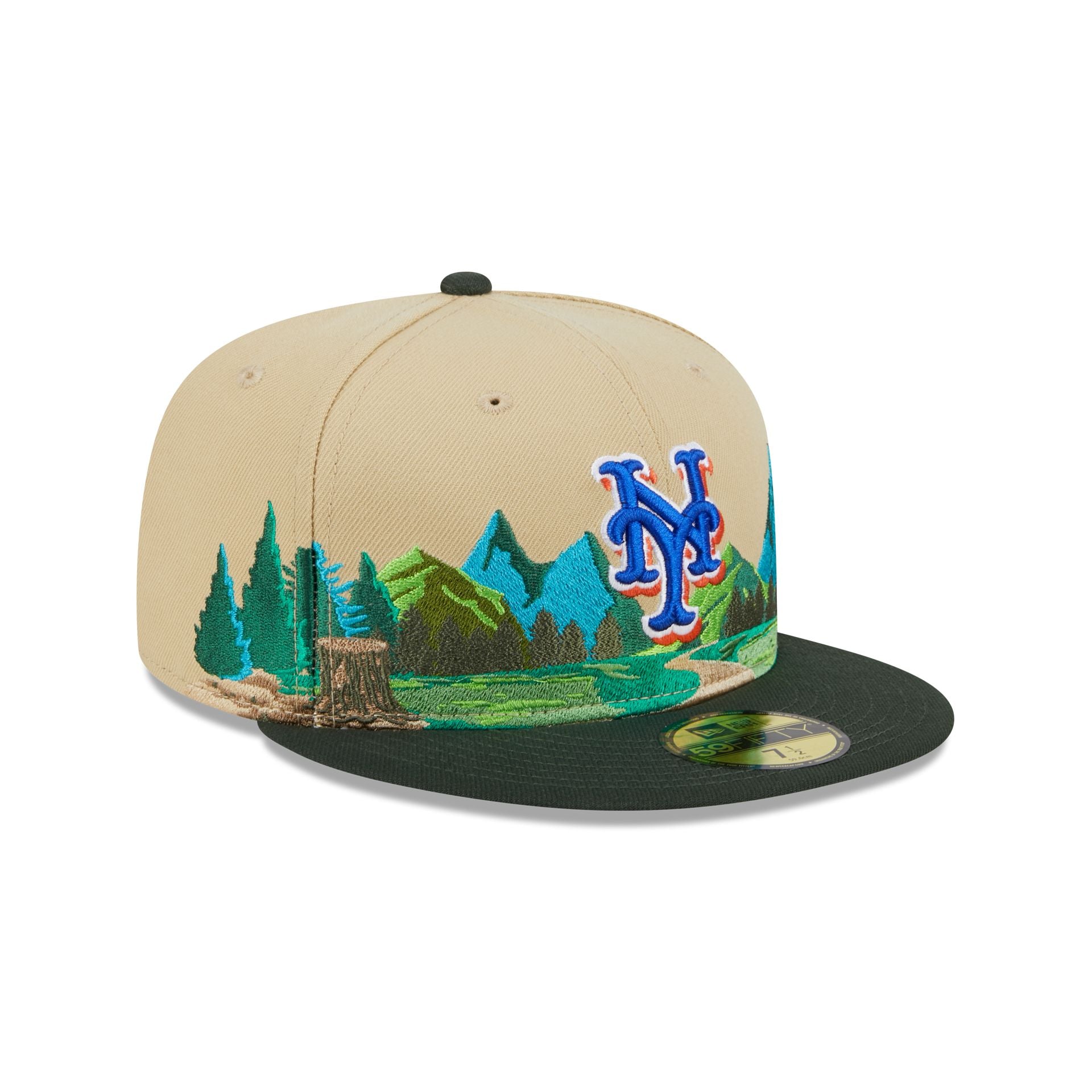 New York Mets Team Landscape 59FIFTY Fitted Hat