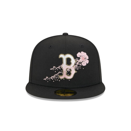 Boston Red Sox Dotted Floral 59FIFTY Fitted Hat