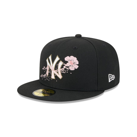 New York Yankees Dotted Floral 59FIFTY Fitted Hat