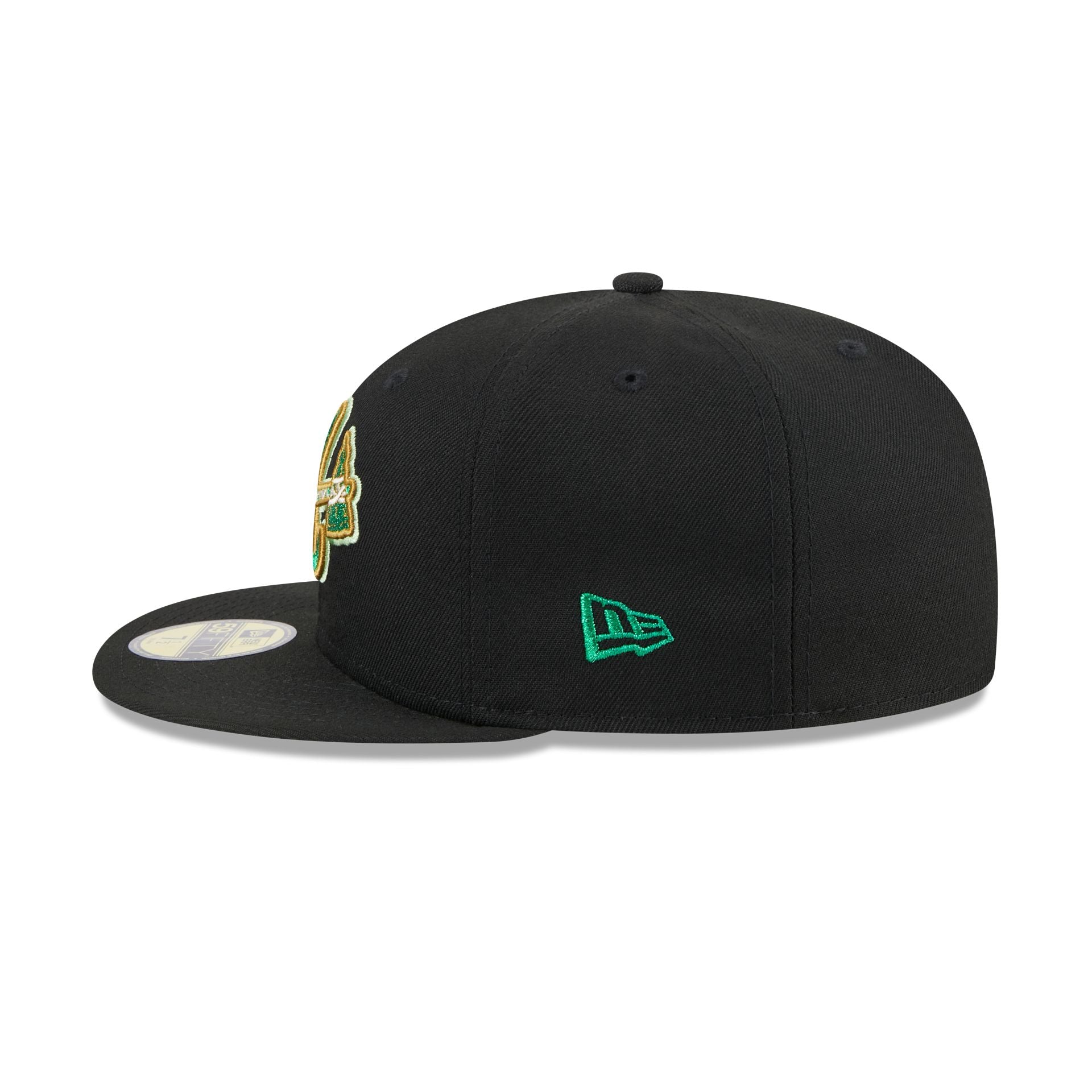 Atlanta Braves Metallic Green Pop 59FIFTY Fitted Hat