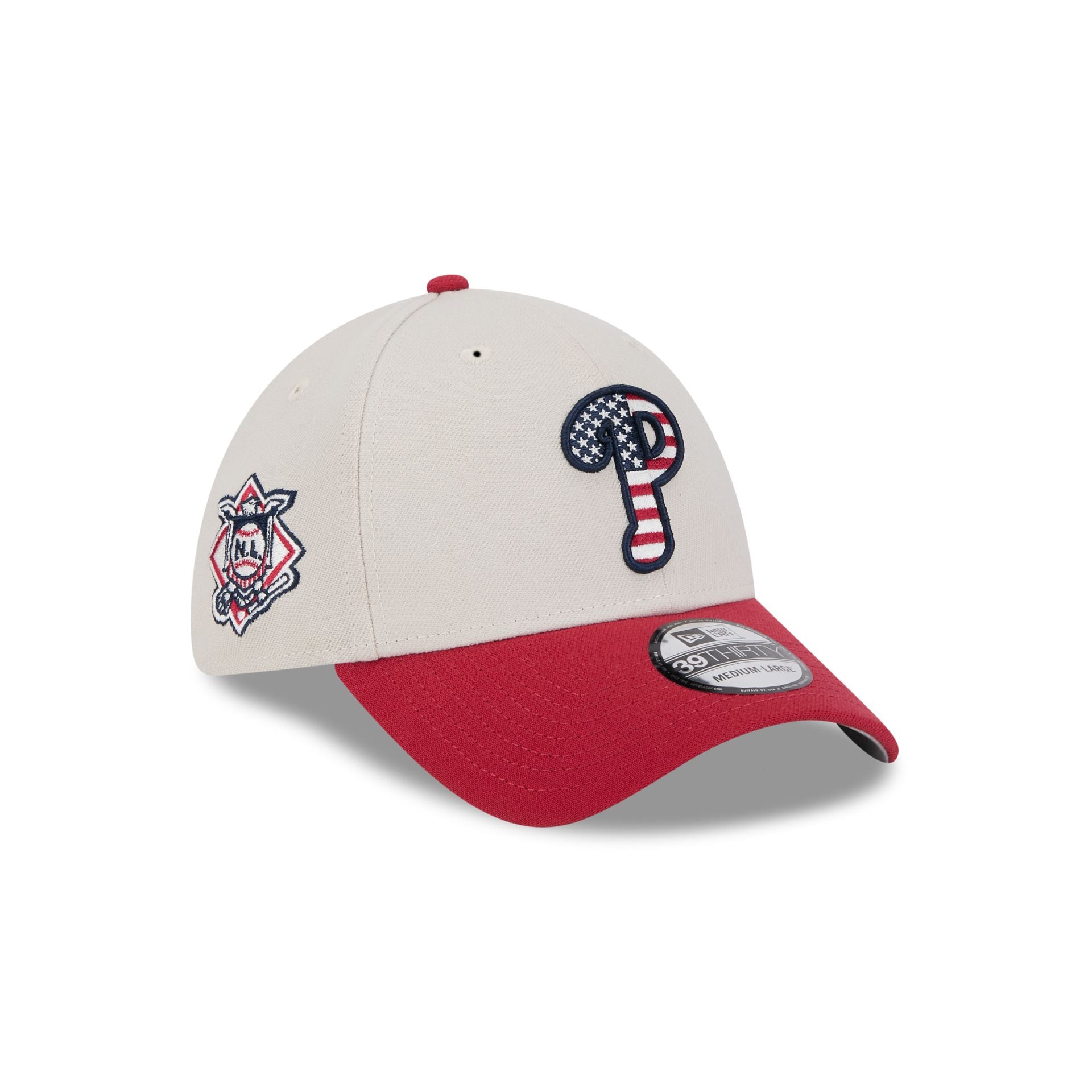 Philadelphia Phillies Independence Day 2024 39THIRTY Stretch Fit Hat ...