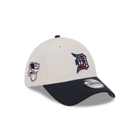 Detroit Tigers Independence Day 2024 39THIRTY Stretch Fit Hat