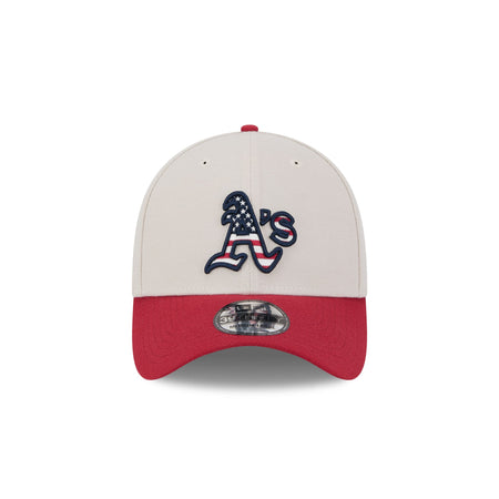 Oakland Athletics Independence Day 2024 39THIRTY Stretch Fit Hat